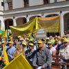 Manifestacja Działkowców w Szczecinie